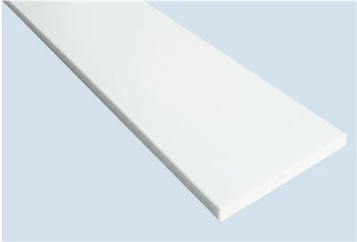 Bord recte del sòcol PS blanc